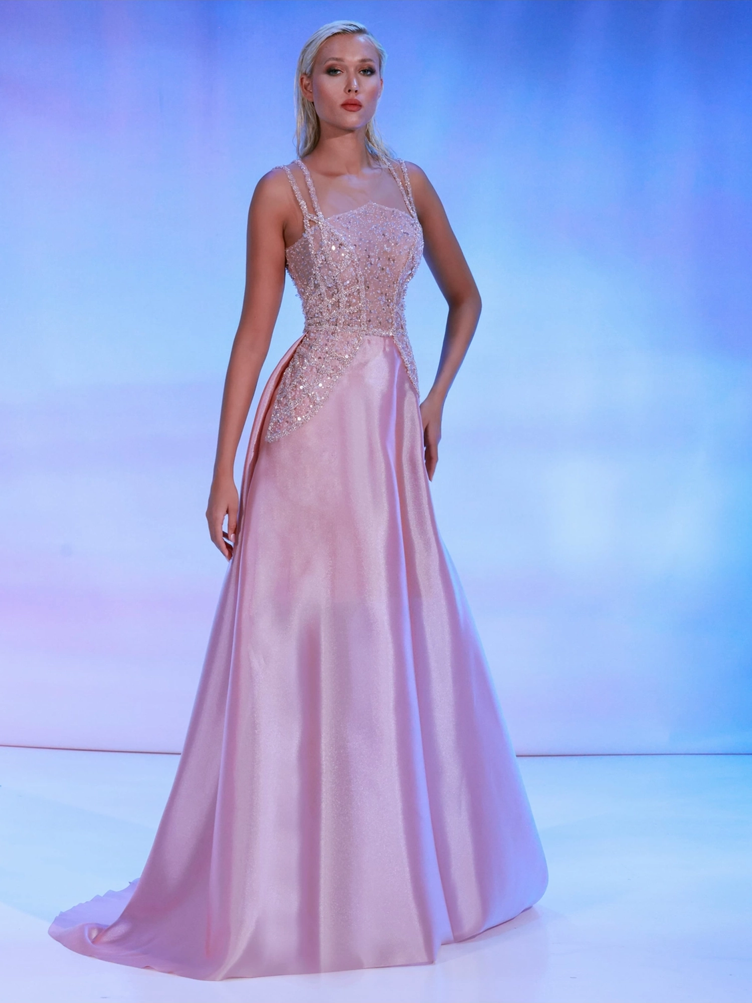 SS180 - Pink organza dressPink US 01