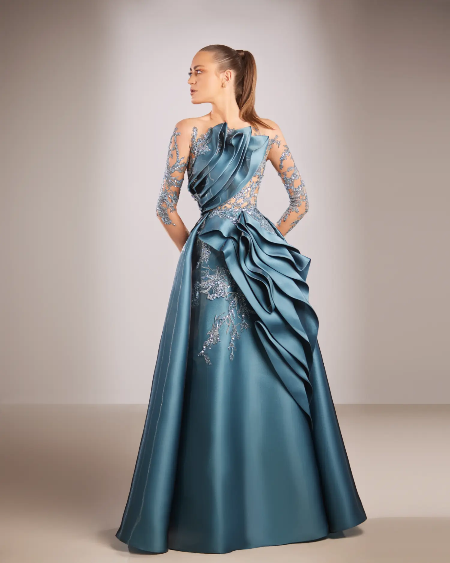 FW201-  Steel blue cristal mikadoSteel Blue US 01